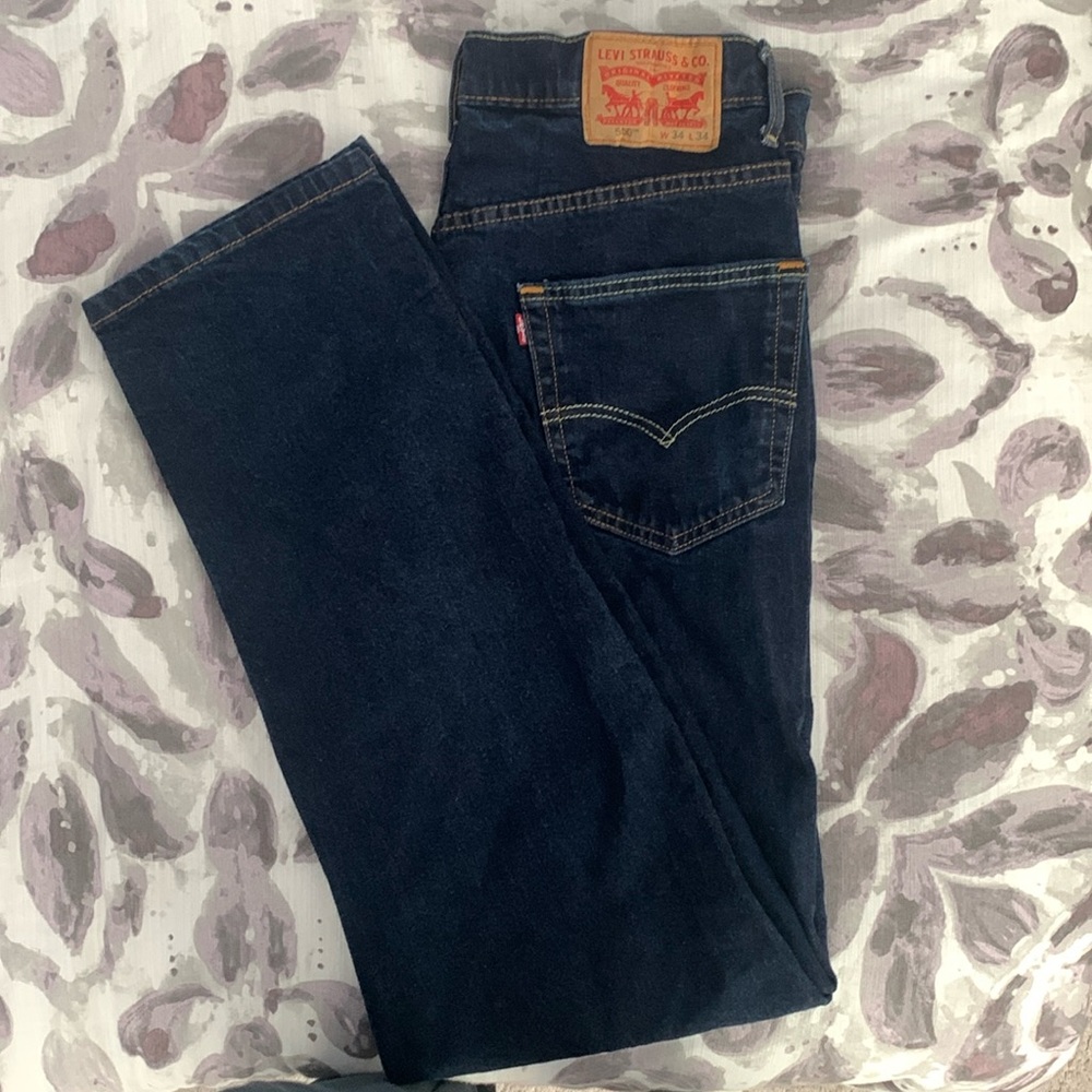Levi’s 550 Jeans 34 W 34 L Dark Wash